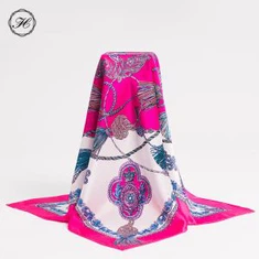 Factory Supply Pielāgota drukāta zīda šalli