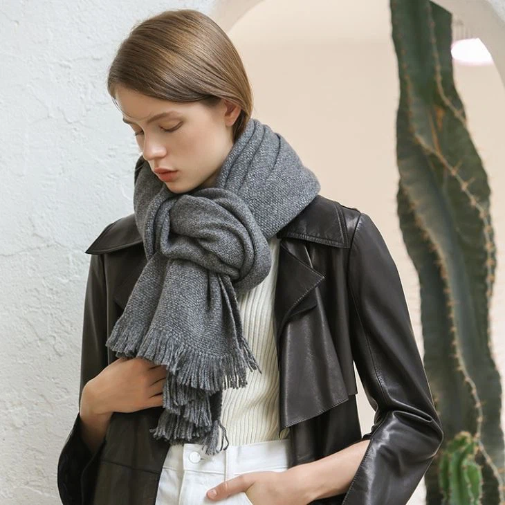 Fringed Cashmere Muffler