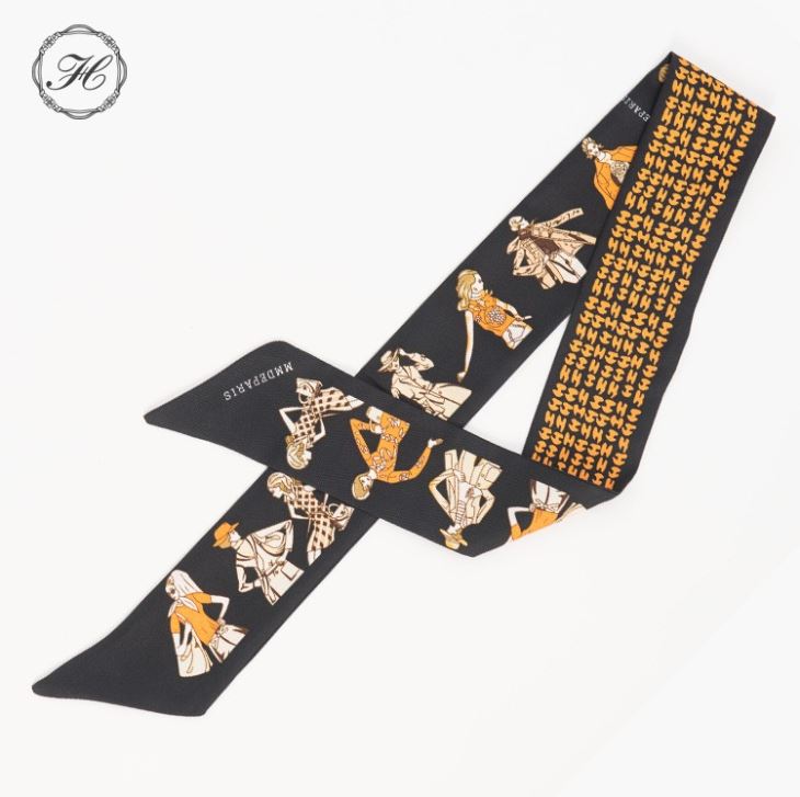 Narrow Silk Scarves