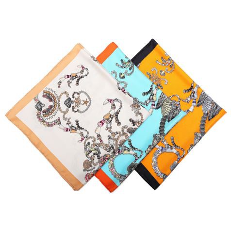 Pielāgojams drukas laukums 100% zīda šalle