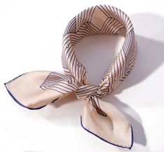 Lady dekoratīvie zīda sarža šalli