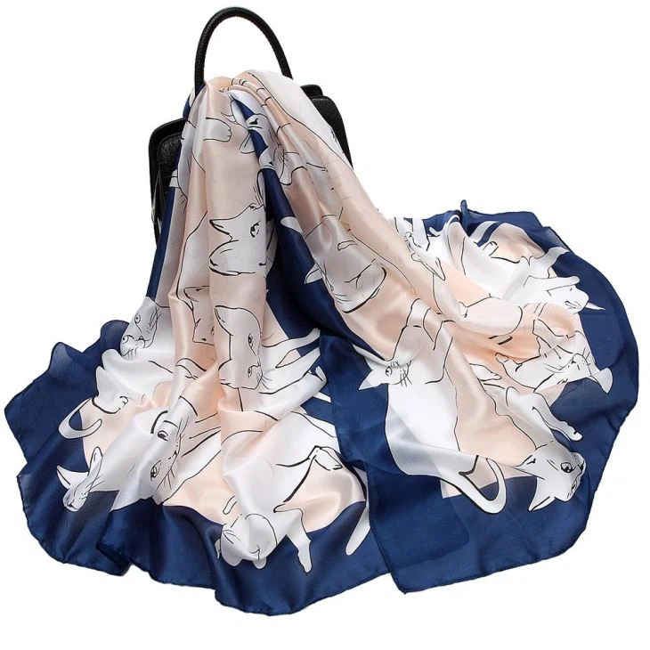 Lētas Long Silk šalles sievietēm