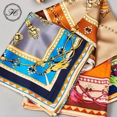 Lady Digital Print zīda šalle